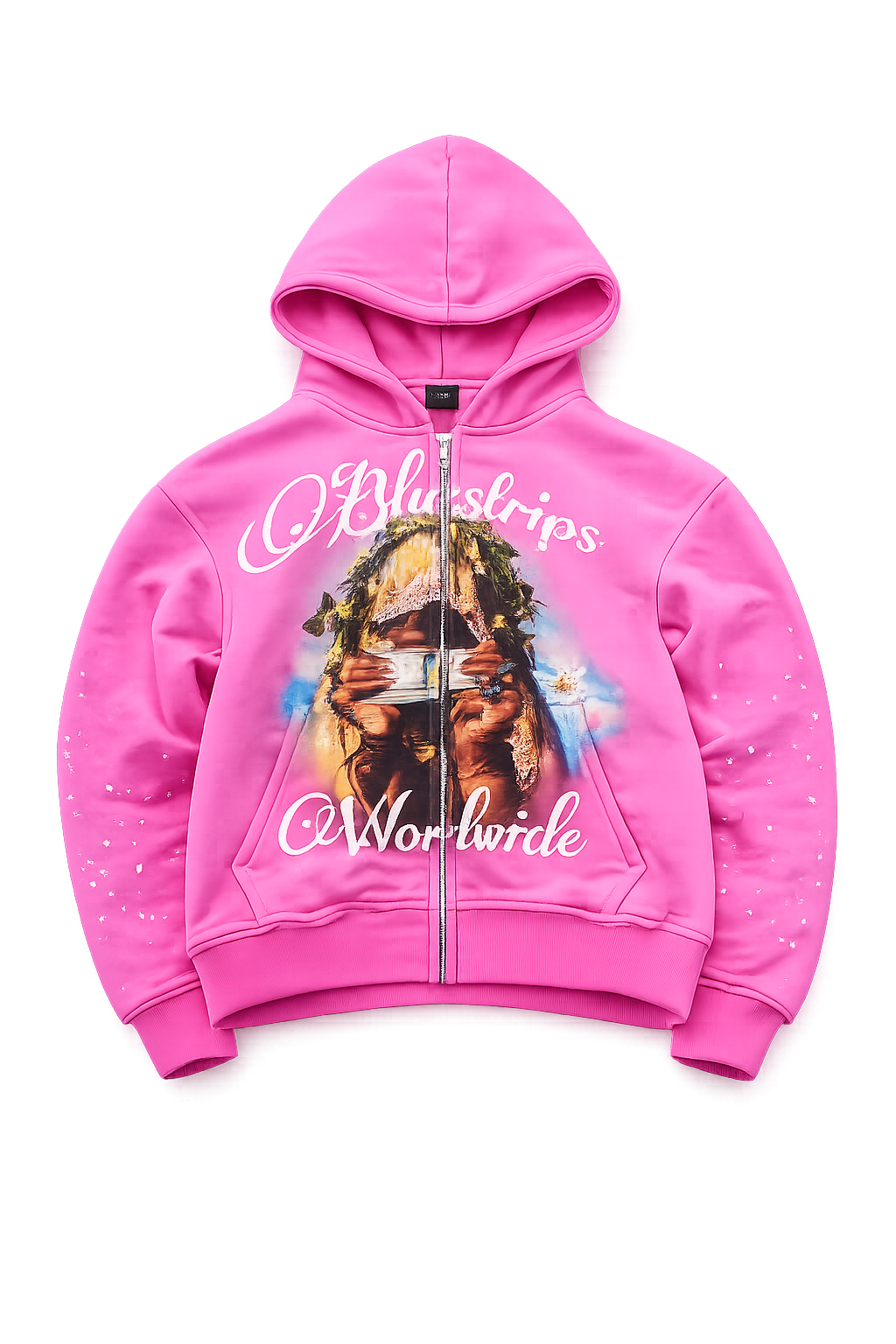 Veil of Wealth Pink Hoodie